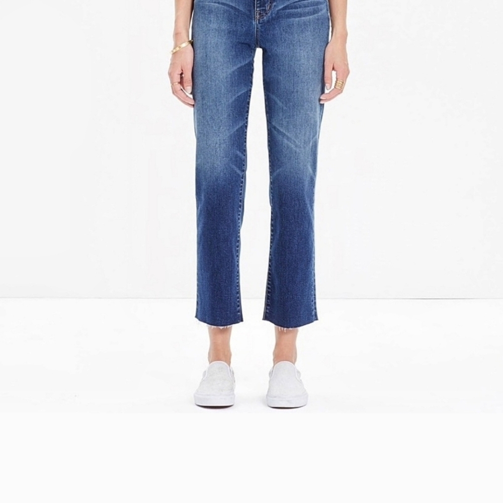Madewell High Rise Crop Denim Jeans Size 28